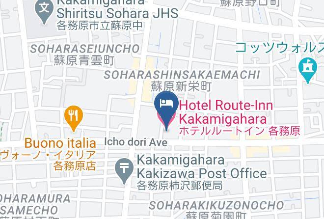 Kakamigahara City - Hotel Route Inn Kakamigahara Maps