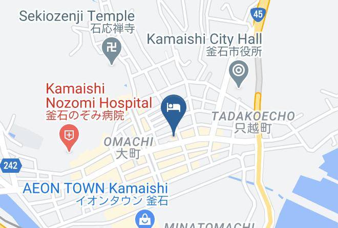 Kamaishi City - Hotel Route Inn Kamaishi Maps