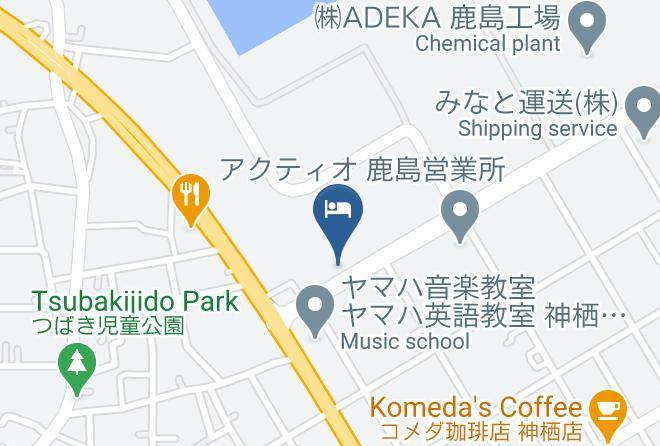 Kamisu City - Hotel Route Inn Kamisu Maps