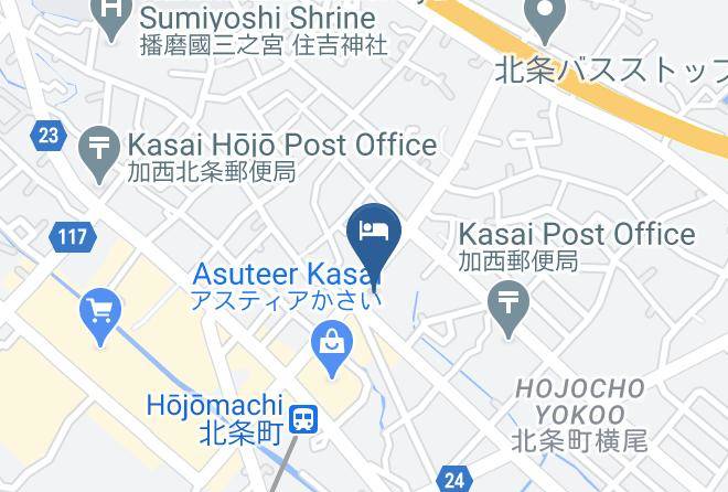 Kasai City - Hotel Route Inn Kasai Hojo No Yado Maps