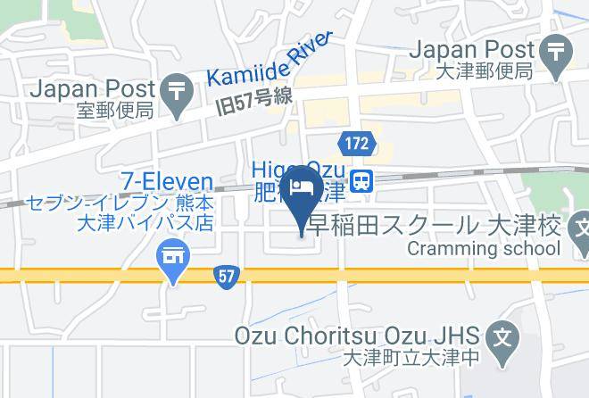 Ozu Townkikuchi District - Hotel Route Inn Kumamoto Ozu Ekimae Maps