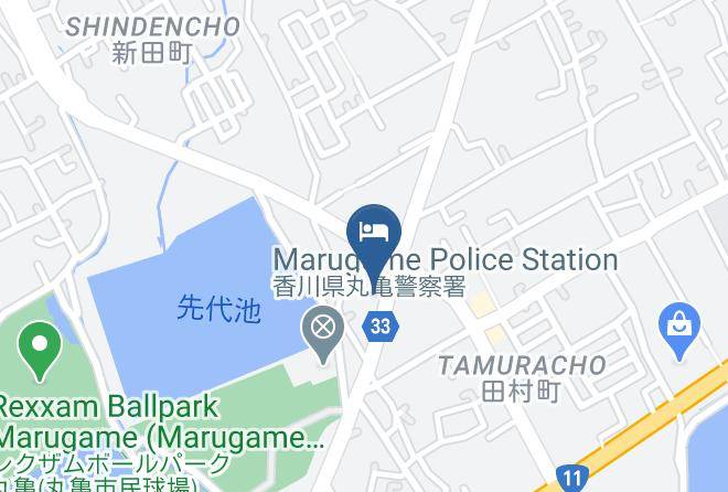 Hotel Route Inn Marugame Map