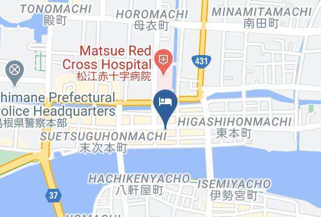 Matsue City - Hotel Route Inn Matsue Maps