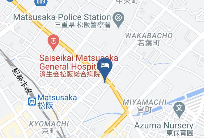 Hotel Route Inn Matsusaka Ekihigashi Map