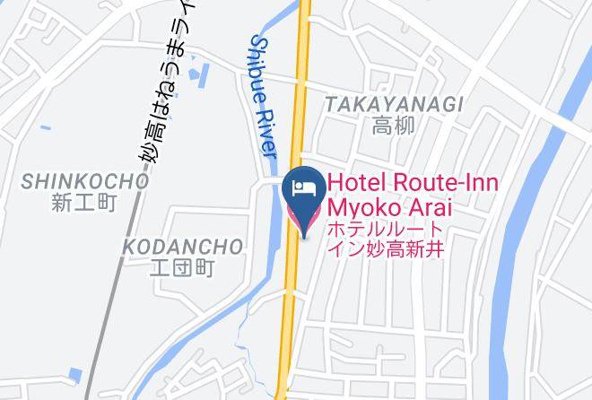 Hotel Route Inn Myoko Arai Map