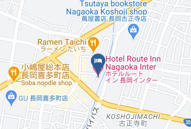 Nagaoka City - Hotel Route Inn Nagaoka Inter Maps