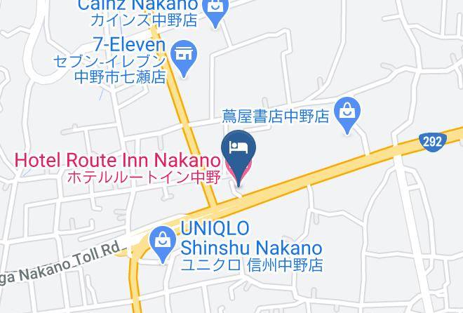 Nakano City - Hotel Route Inn Nakano Maps