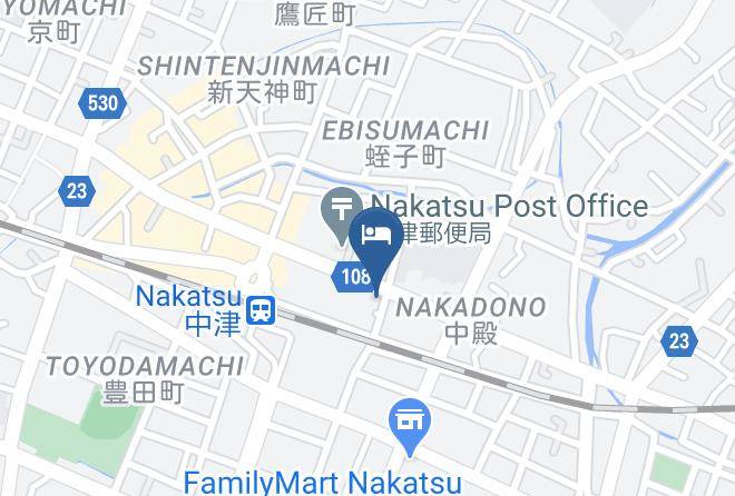 Nakatsu City - Hotel Route Inn Nakatsu Ekimae Maps