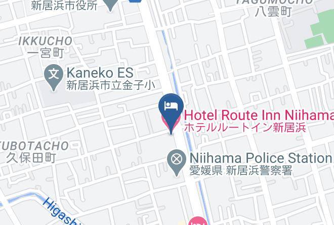 Niihama City - Hotel Route Inn Niihama Maps