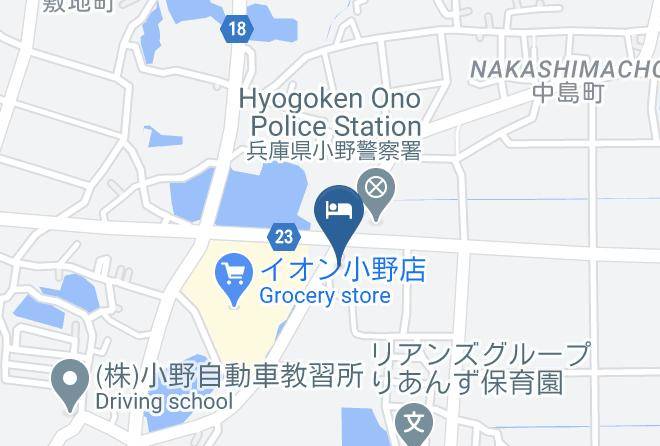 Ono City - Hotel Route Inn Ono Maps