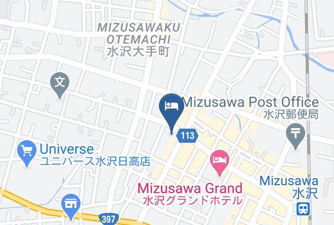 Oshu City - Hotel Route Inn Oshu Maps