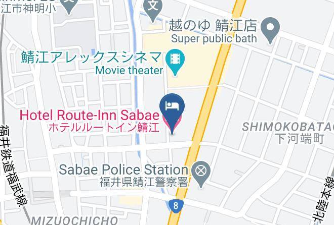 Hotel Route Inn Sabae Map
