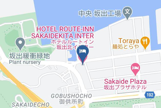 Sakaide City - Hotel Route Inn Sakaidekita Inter Maps
