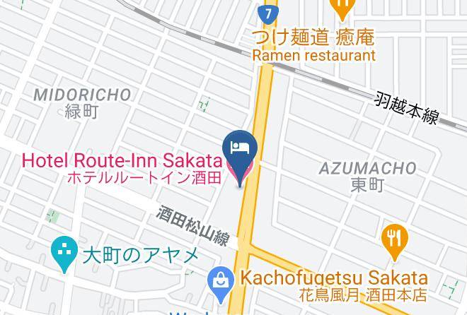 Sakata City - Hotel Route Inn Sakata Maps