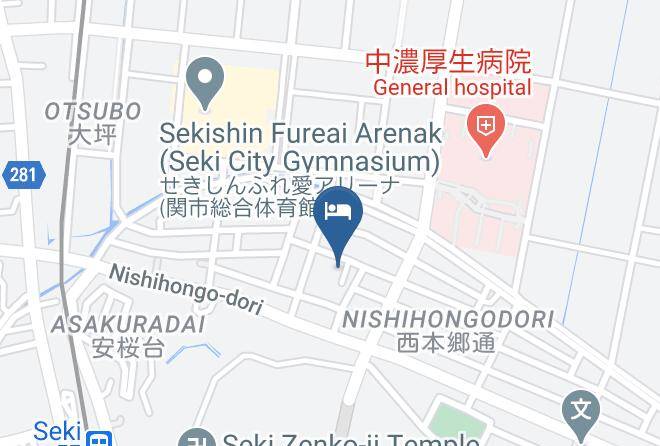 Seki City - Hotel Route Inn Seki Maps