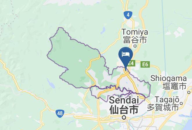 Sendai City Izumi Ward - Hotel Route Inn Sendai Izumi Inter Maps
