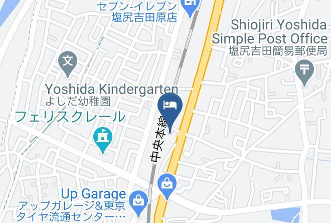 Shiojiri City - Hotel Route Inn Shiojirikita Inter Maps