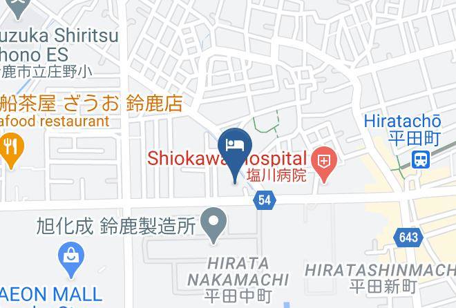 Hotel Route Inn Suzuka Map