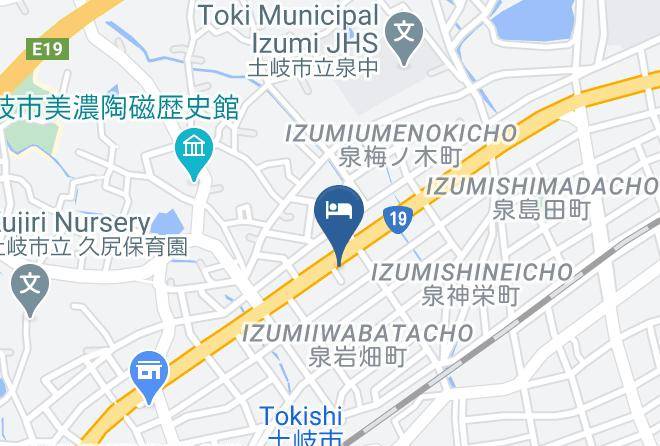 Toki City - Hotel Route Inn Toki Maps