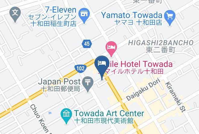 Towada City - Hotel Route Inn Towada Maps