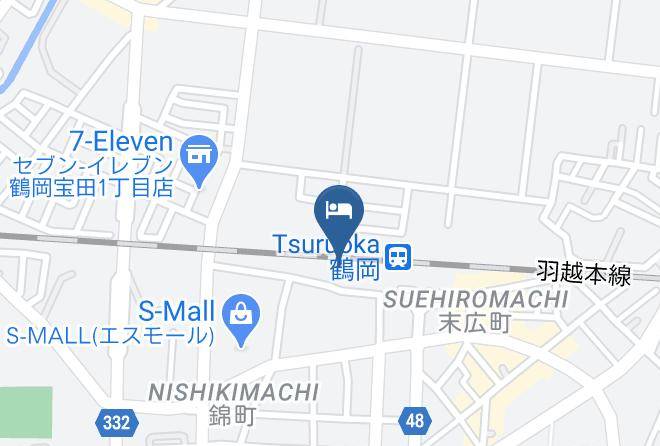Tsuruoka City - Hotel Route Inn Tsuruoka Ekimae Maps