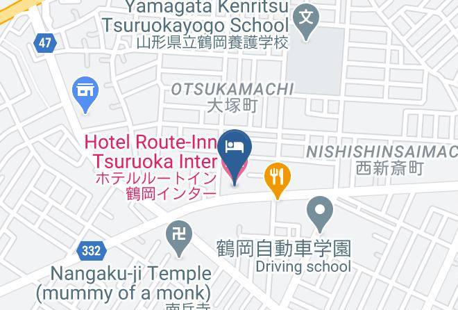 Tsuruoka City - Hotel Route Inn Tsuruoka Inter Maps