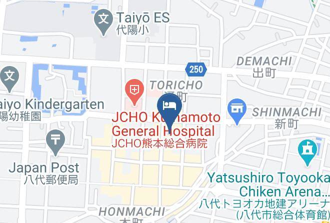 Yatsushiro City - Hotel Route Inn Yatsushiro Maps