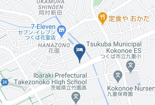 Tsukuba City - Hotel Route Tsukuba Maps