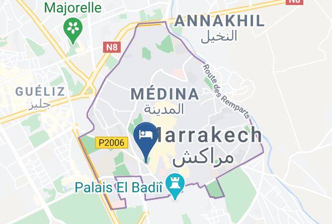 Marrakesh - Hotel Roux Maps