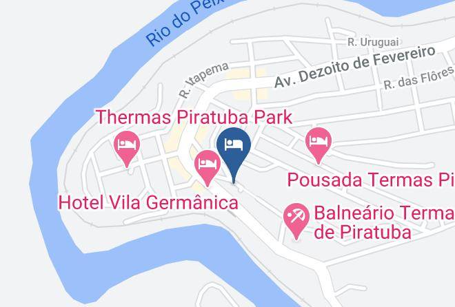 Piratuba - Hotel Rouxinol Maps