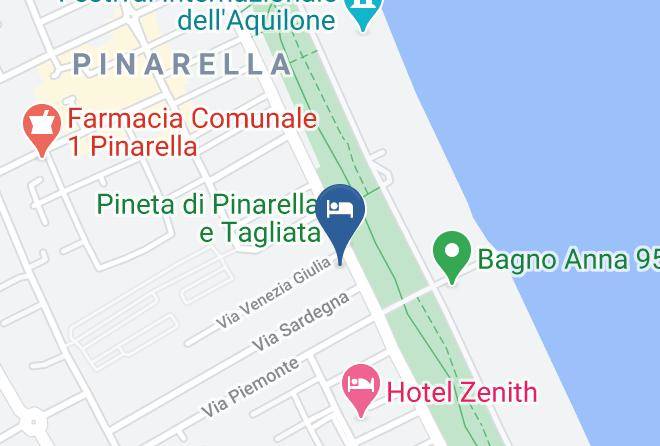 Ravenna - Hotel Roxy Severi Hotels Maps