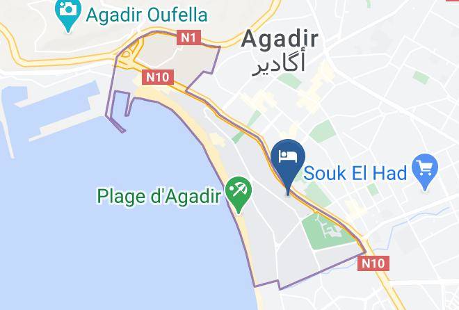Agadir - Hotel Royal Maps