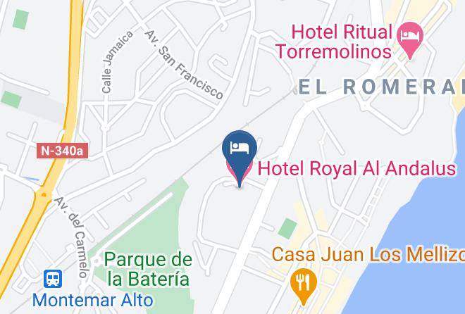 Hotel Royal Al Andalus Map