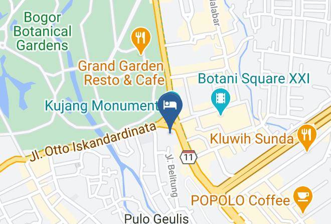 Kota Bogor - Hotel Royal Amaroossa Bogor Maps