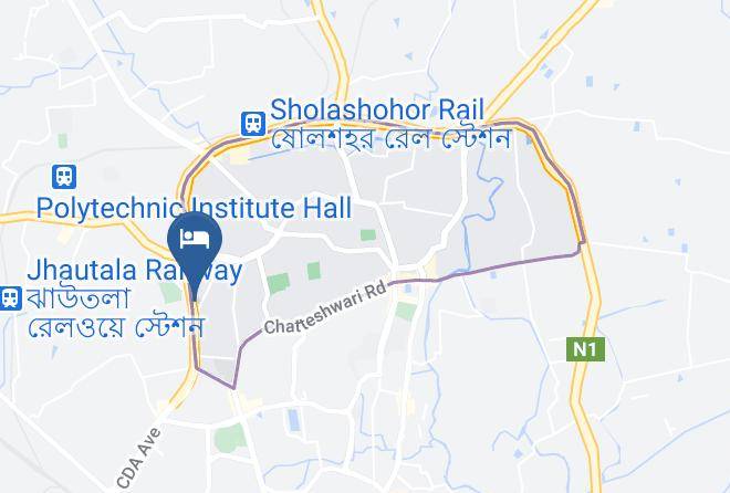 Chittagong - Hotel Royal Avenue Maps