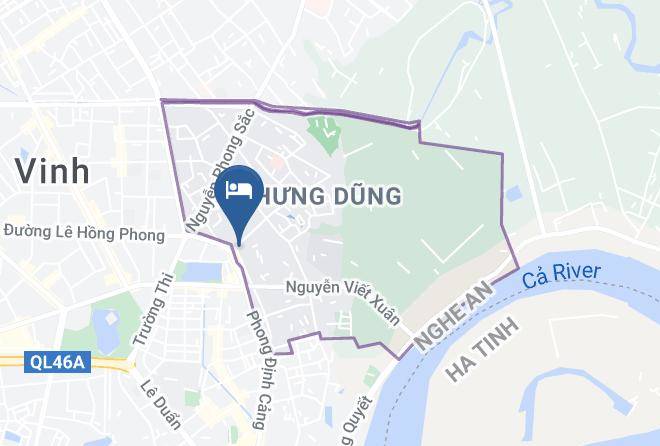 Vinh - Hotel Royal Bank Maps