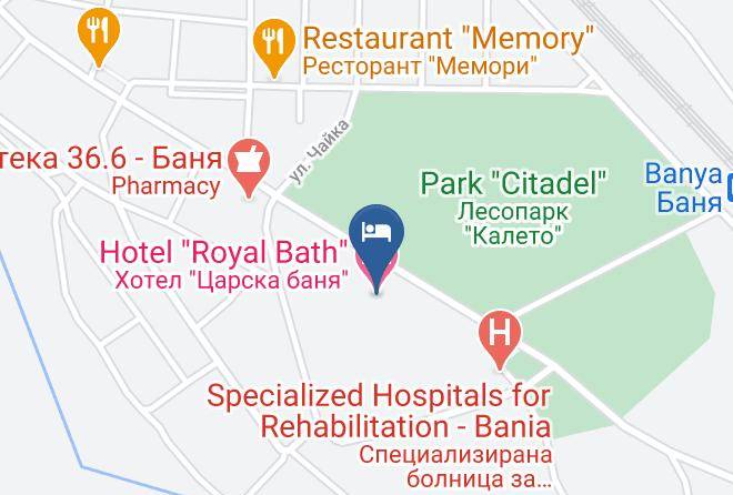 Karlovo - Hotel Royal Bath Maps