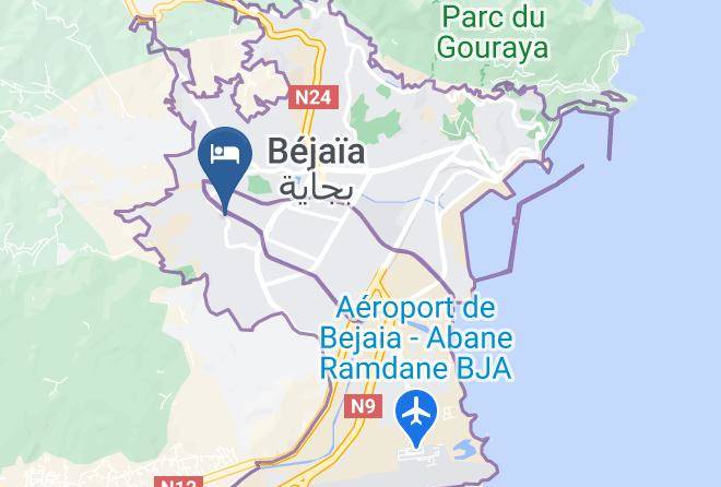 Bejaia - Hotel Royal Maps