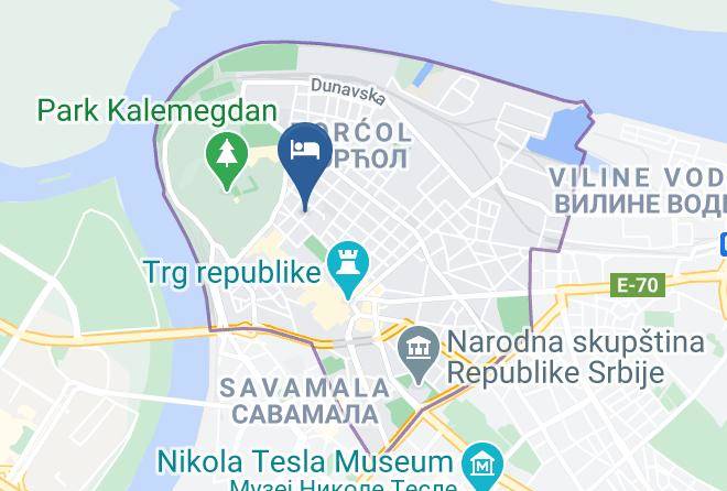 Belgrade City - Hotel Royal Maps