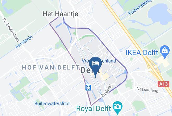 Delft - Hotel Royal Bridges Maps