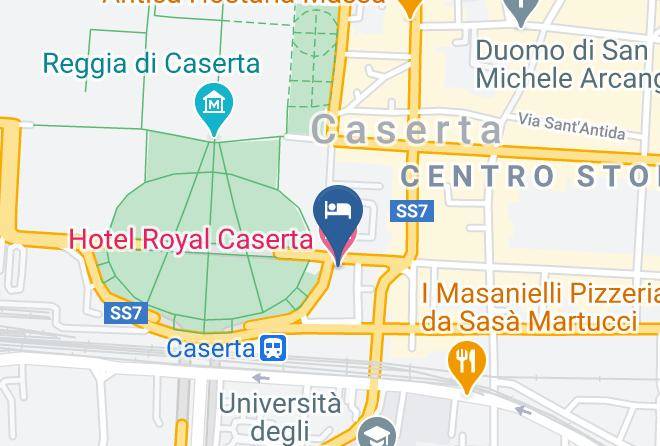 Hotel Royal Caserta Map