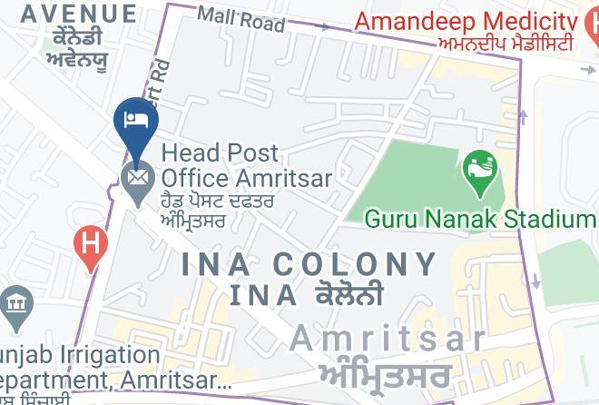 Amritsar - Hotel Royal Castle Maps