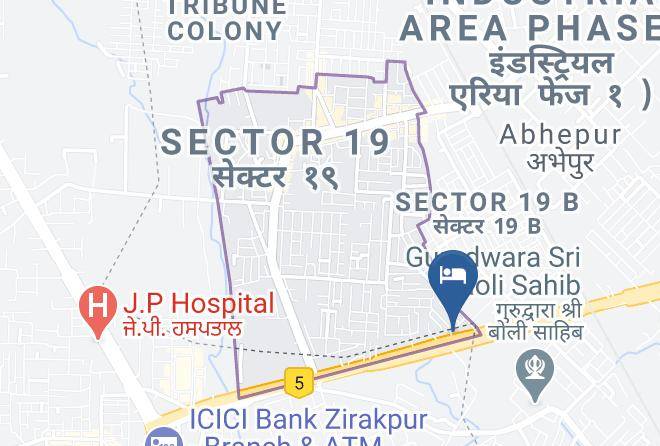 Zirakpur - Hotel Royal Castle Maps