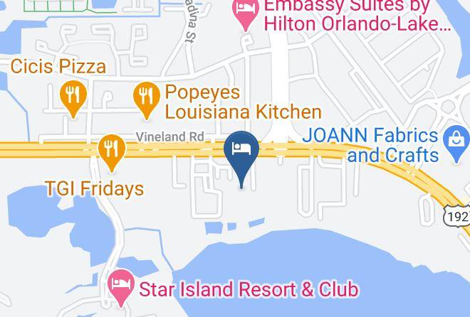 Palazzo Lakeside Hotel Map