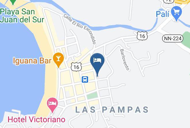 San Juan Del Sur - Hotel Royal Chateau Maps
