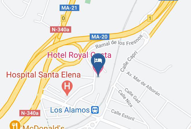 Malaga - Hotel Royal Costa Maps