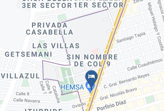 Sleep Inn Monterrey Norte Map