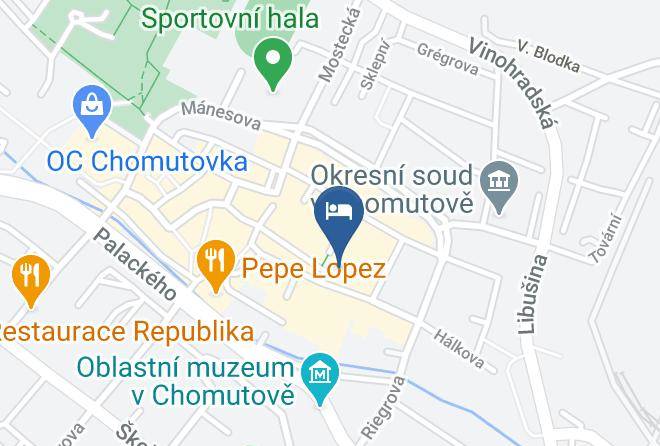 Chomutov - Hotel Royal Maps
