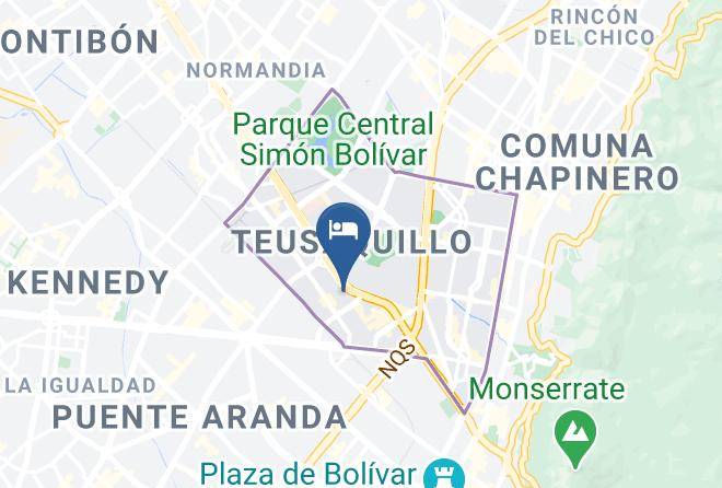 Bogota - Hotel Royal Embassy Maps