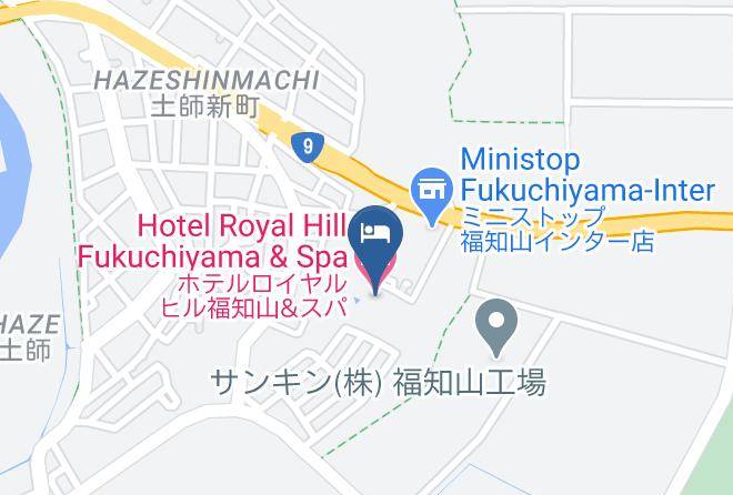 Fukuchiyama City - Hotel Royal Hill Fukuchiyama & Spa Maps